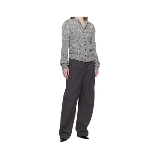 Long-Sleeved Cashmere And Wool Blend Cardigan