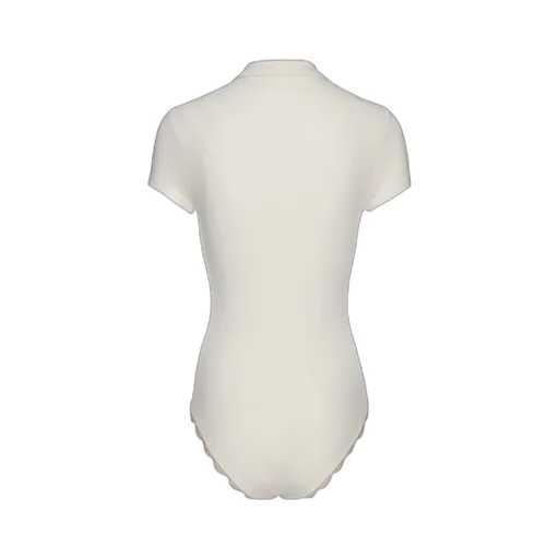 Magda Butrym Lace-Detail Polo Bodysuit