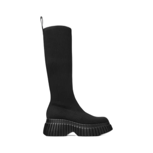 Pix Bcn Ribbed-Knit Boots