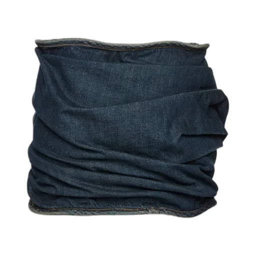 Magda Butrym Floral Appliqué Denim Mini Skirt