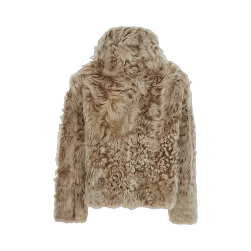 Yves Salomon Hooded Fur Coat