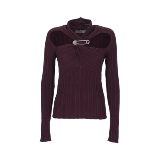 Giuseppe Di Morabito Safety Pin Knit Top