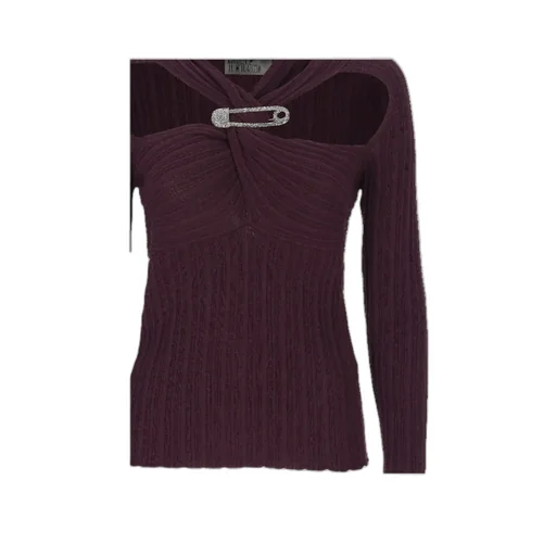 Giuseppe Di Morabito Safety Pin Knit Top