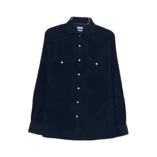 Brunello Cucinelli Long Sleeved Button-Up Shirt