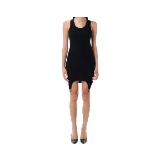 Ribbed Garter Mini Dress