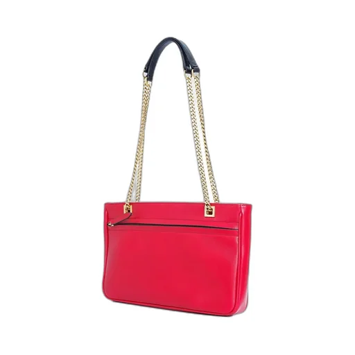 V-Logo Chain Tote Bag