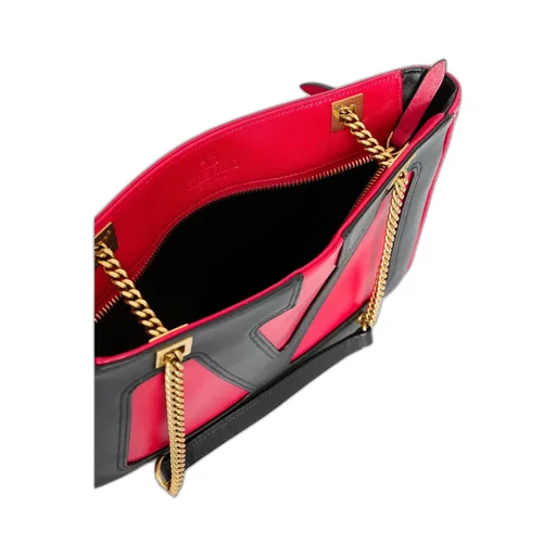 V-Logo Chain Tote Bag
