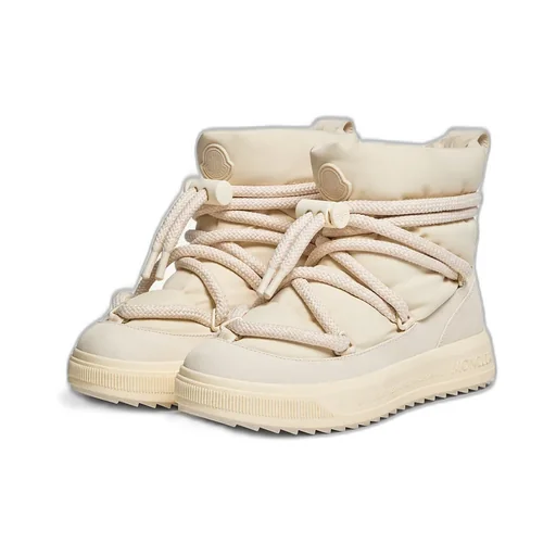 Moncler Logo Patch Padded Lace-Up Boots