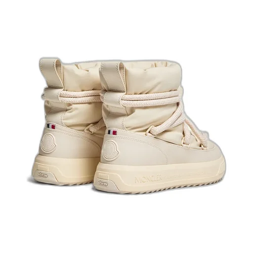 Moncler Logo Patch Padded Lace-Up Boots