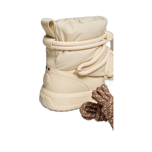 Moncler Logo Patch Padded Lace-Up Boots