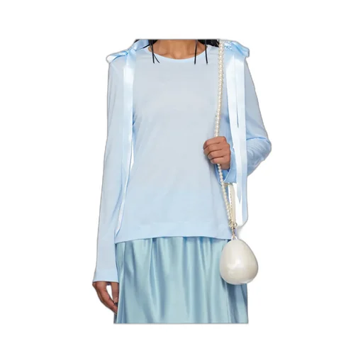 Bow Ribbon Tail Long Sleeve T-Shirt