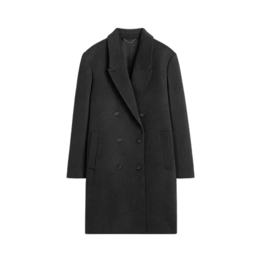 Double-Breasted Cashmere Coat