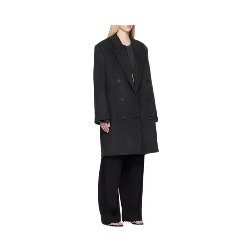 Double-Breasted Cashmere Coat