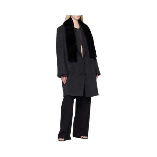 Double-Breasted Cashmere Coat
