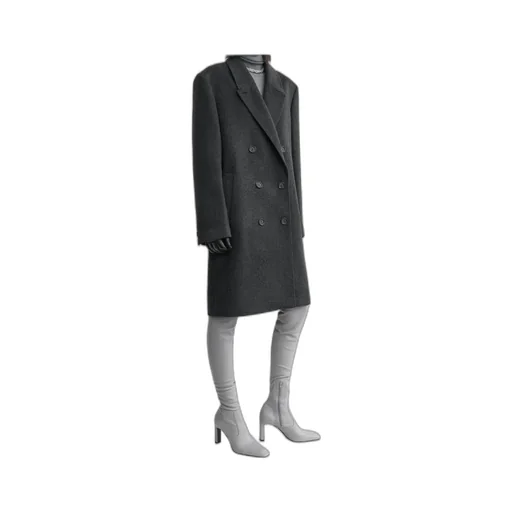 Double-Breasted Cashmere Coat