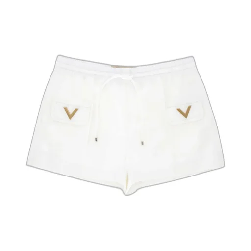 Pocket-Detail Drawstring Shorts
