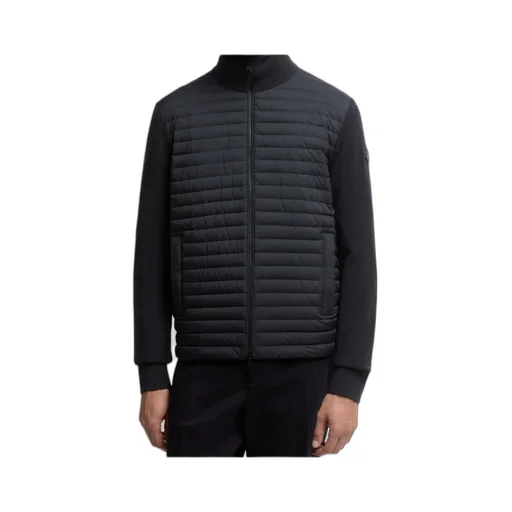 Padded Wool & Cashmere Zip-Up Cardigan