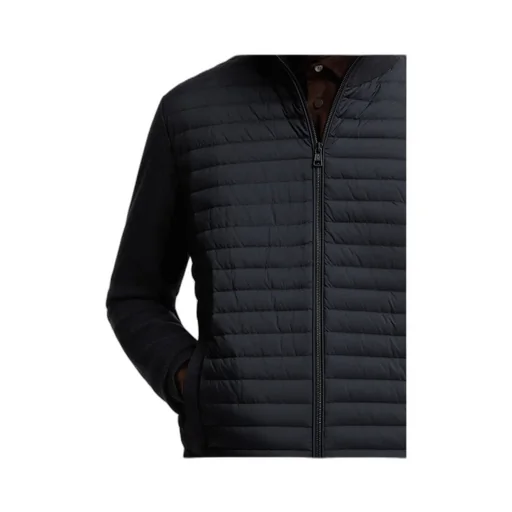 Padded Wool & Cashmere Zip-Up Cardigan