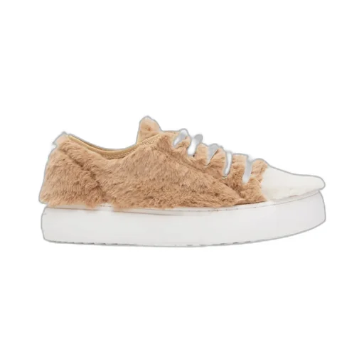 Faux-Fur Sneakers