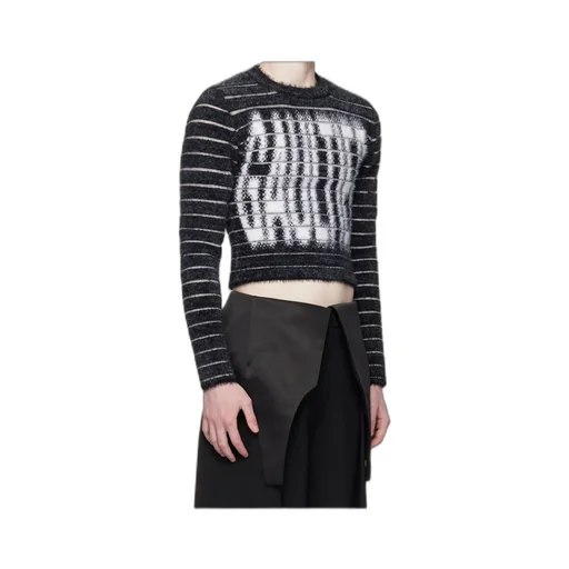 Intarsia-Logo Sweater
