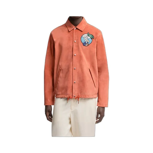 Moncler X Gilga Farm By Donald Glover Navel Suede Shirt Jacket