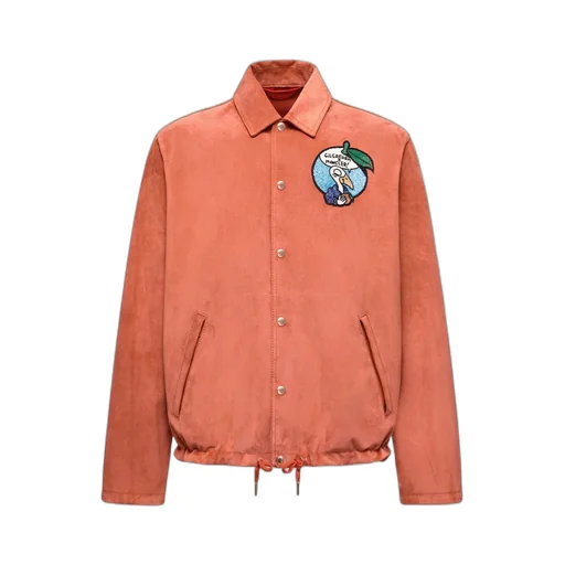 Moncler X Gilga Farm By Donald Glover Navel Suede Shirt Jacket