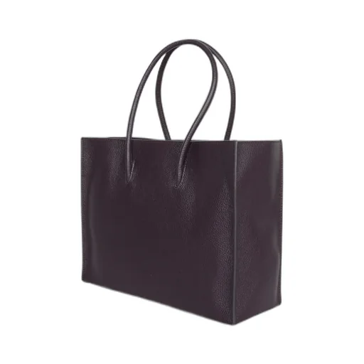 Large Myrtha Embossed-Logo Tote Bag