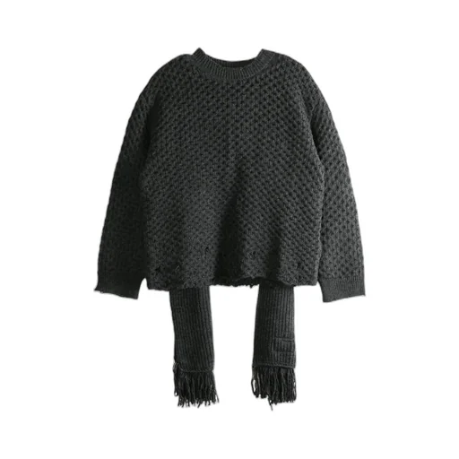 Mm6 Maison Margiela Scarf Knit Jumper