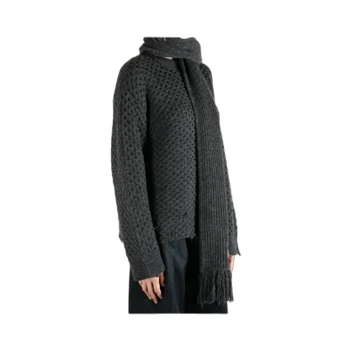Mm6 Maison Margiela Scarf Knit Jumper