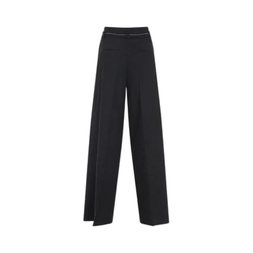Pleated Belted Trousers
