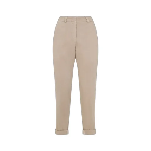 Cuffed Cotton Trousers