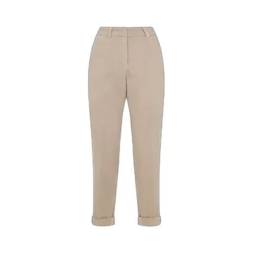 Cuffed Cotton Trousers