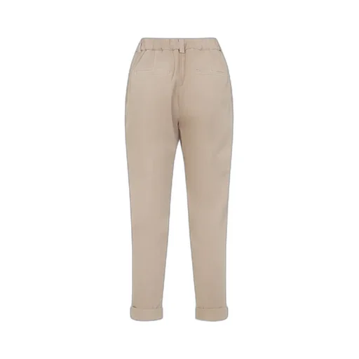 Cuffed Cotton Trousers