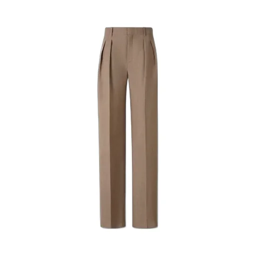 Pleated Wool Trousers