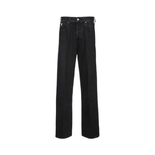 Jacob Cohen Logo Patch Wide-Leg Jeans