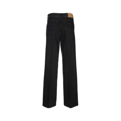 Jacob Cohen Logo Patch Wide-Leg Jeans
