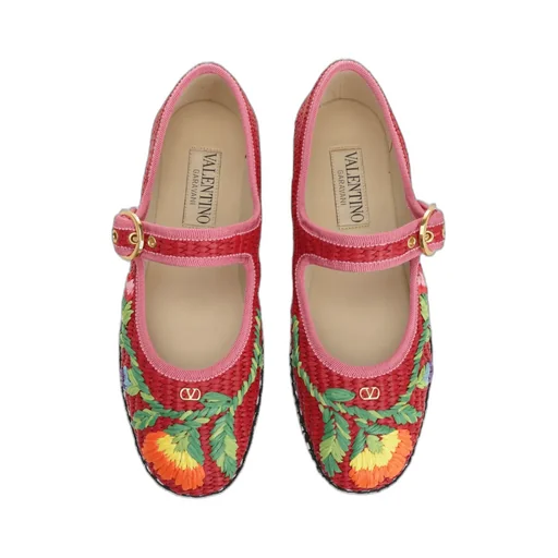 Endouce Embroidered Ballet Flats