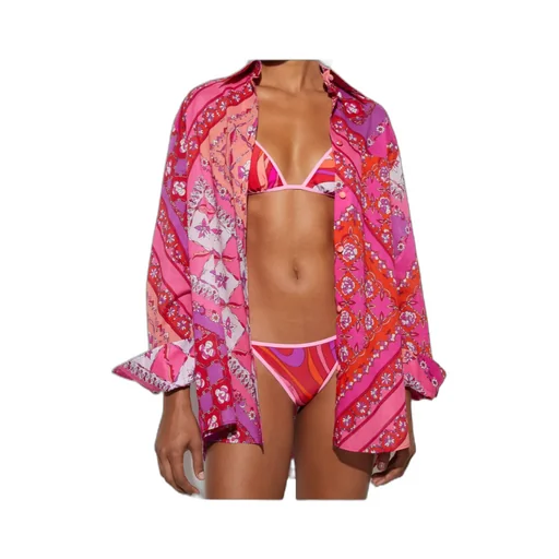 Floral-Patchwork Cotton Shirt