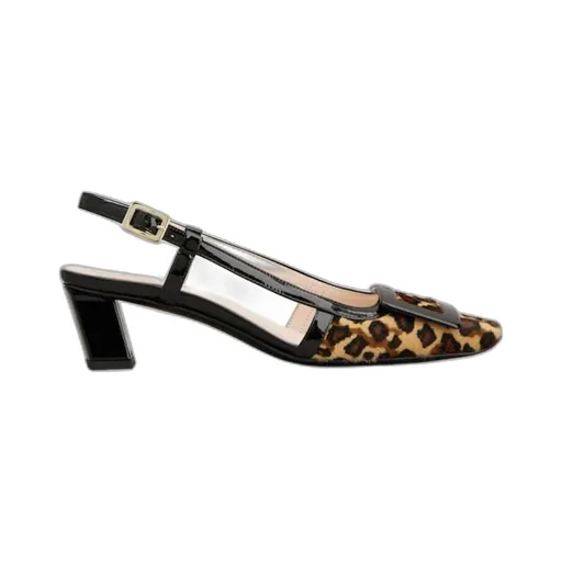 Belle Vivier Slingback Pumps In Leather