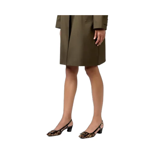 Belle Vivier Slingback Pumps In Leather