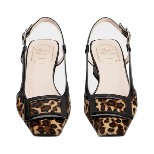 Belle Vivier Slingback Pumps In Leather