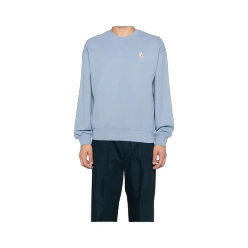 Fox-Embroidered Cotton Sweatshirt