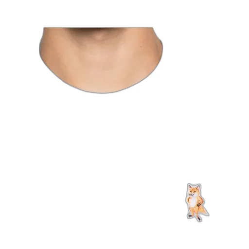 Fox-Embroidered Cotton Sweatshirt