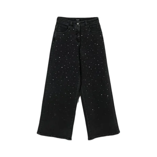Crystal-Embellished Jeans