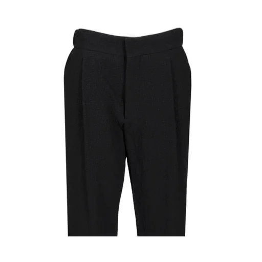Textured Back-Pocket Trousers