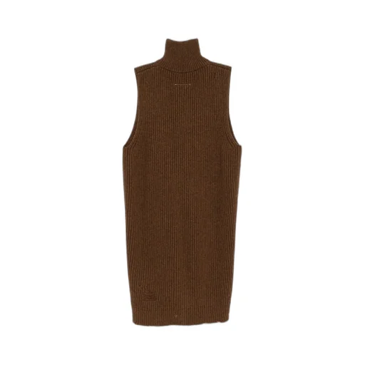 Mm6 Maison Margiela Sleeveless Knitted Cardigan