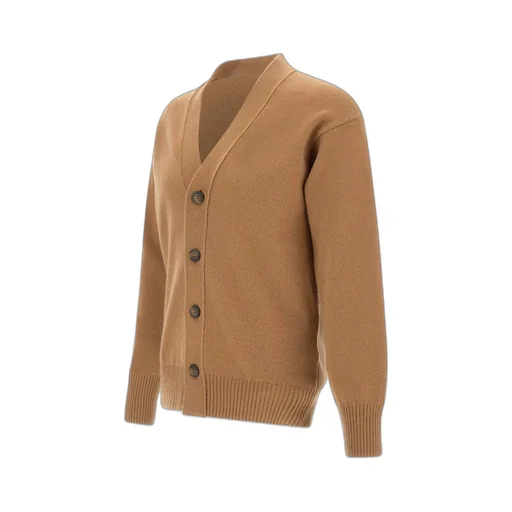 V-Neck Button-Up Cardigan