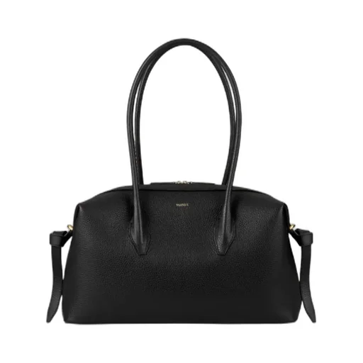Brioche Duffle - Black Pebble Grained Leather