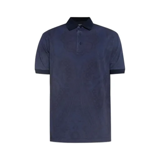 Paisley-Print Cotton Polo Shirt