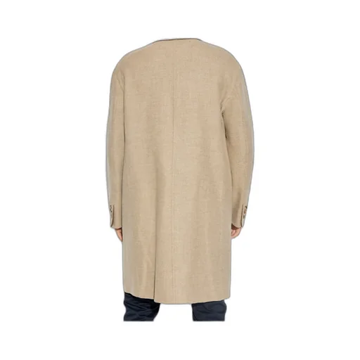 Three-Button Wool Coat